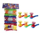 Cachimbo de Sopro com Bolinha Colorida Infantil Brinquedo Educativo para Festas, Lembrancinhas e Coordenação Motora