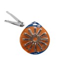 CORTADOR CARTELA C/12PCS UNHA METAL GRANDE 3