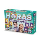 Jogo de tabuleiro Aprenda As Horas Brincando com 144 Figuras