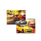 Jogo Quebra Cabeça Infantil Hot Cars 2 Em 1 Puzzle 200 Peças