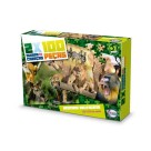QUEBRA CABECA C/2 JOGOS DE ANIMAIS C/100 PCS 26X20CM UN. TOIA BRINQUEDOS