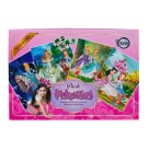 Quebra Cabeca Puzzle Princesas com 4 Placas de 100 Pecas Cada