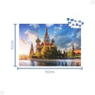 Jogo Quebra Cabeca Puzzle Moscou Russia com 500 Peças Colecao Paises