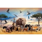 Jogo Quebra Cabeca Puzzle Safari Africa com 500 Peças