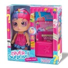 Boneca Diver Surprise Vamos Viajar Roxo E Rosa + Acessórios 