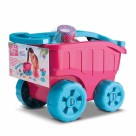 Diver Carriola Pink Praia Infantil Carrinho Regador Rastelo