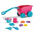 Diver Carriola Pink Praia Infantil Carrinho Regador Rastelo