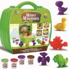 Minha Maletinha Dino - Massinha De Modelar com Forminhas e 4 Potes de Massinha