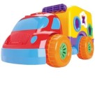 Caminhão Robustus Formas Geométricas Encaixes Didático Baby
