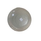 Prato Premium Redondo Cristal 26cm Transparente Elegante para Festas e Decoração