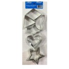Formas para Cortar Bolacha C/8 Peças Arte Metal – Cortadores Metálicos Resistentes e Precisos para Biscoitos e Massas Artesanais