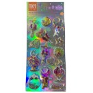 ADESIVOS DECORATIVOS C/14PCS EM POLICLORETO DE VINILA UN. MULTIART