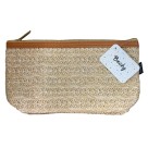 NECESSAIRE BECKY DE FIBRA NATURAL 23X13X6CM UN. MULTIART