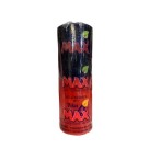 VELA N 7 PRETA-VERMELHA 255G UN. VELAS MAX