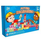 Futuro Engenheiro Pais & Filhos 24 Peças Brinquedo Educativo em Madeira