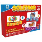 Jogo Soletrar Pais & Filhos – Educativo Infantil de Alfabetização com 52 Peças