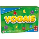 Jogo Pedagógico Vogais Pais & Filhos 20 Peças Educativo