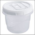 Pote Plasútil Clic Rosca 720ml – Plástico BPA Free, Empilhável e Versátil