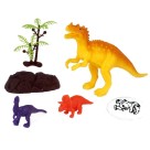KIT DINOSSAUROS COM ACESSORIOS BORN C/3PCS UN.