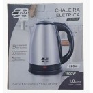 CHALEIRA ELETRICA INOX 1,8L OU JARRA ELETRICA INOX 1,8L 1500W 220V UN.