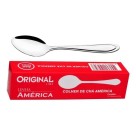 COLHER DE CHA INOX 13CM KIT C/12PCS AMERICA UN.