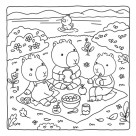 LIVRO PARA COLORIR CUTE CAPYBARAS UN.