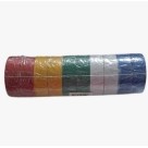 FITA ISOLANTE COLORIDA PCT C/10PCS 5 METROS UN.
