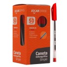 CANETA ESF. SIMPLE VERMELHA CX C/50 UNDS