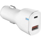 CARREGADOR VEICULAR ULTRA CHARGE TIPO C BRANCO UN.
