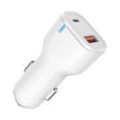 CARREGADOR VEICULAR ULTRA CHARGE TIPO C BRANCO UN.