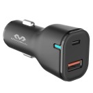 CARREGADOR VEICULAR ULTRA CHARGE TIPO C PRETO UN.