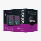 CAIXA DE SOM PC GAMER STORM LED RAINBOW 3W USB AUX ESTEREO UN.