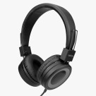 FONE DE OUVIDO / HEADPHONE CIRCLE PRETO ESTEREO DRIVER 40 MM COM FIO 3M UN.