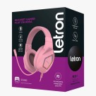 FONE DE OUVIDO / HEADSET GAMER PLAY ON ROSA LED RAINBOW 2M DRIVER 40MM UN.