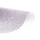 PLACA DE E.V.A C/GLITTER 40X48CM BRANCO PCT/5 FOLHAS UN.
