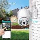 CAMERA EXTERNA IP A PROVA D'AGUA COM INFRE WIFI HD SENSOR DE MOVIMENTO