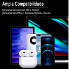 Fone de Ouvido Bluetooth Sem Fio Kaidi TWS KD-789 com Microfone Integrado, Som Surround Premium e Autonomia de 6 Horas