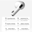 Fone de Ouvido Bluetooth Sem Fio Kaidi TWS KD-789 com Microfone Integrado, Som Surround Premium e Autonomia de 6 Horas