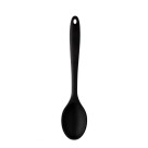COLHER DE SILICONE 27,5CM PRETO UN.