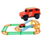 PISTA MINI CIDADE C/ CARRINHO A PILHA C/ 26PCS UN.