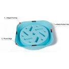 Comedouro Lento Educativo Interativo Linha Premium Cachorro Gato Pet Antiderrapante Alta Qualidade LR-0064 G ou LR-0065 M