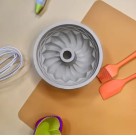 Forma de silicone antiaderente 24cmx10cm ideal para assar Bolos tortas pudim gelatina