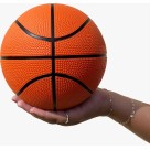 BOLA DE BASQUETE 23CM  BORRACHA UN.