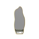 ESPELHO 100X40CM 1.8MM ORGANICO MOLDURA PLASTICO OURO UN.