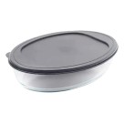 ASSADEIRA C/ TAMPA OVAL NORMAL 3000ML UN.