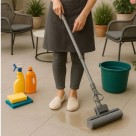 MOP LIMPEZA GERAL 107X27X7CM - EM CASA TEM CLEAN UN.