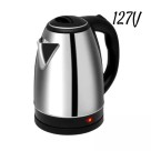Chaleira Elétrica de Aço Inox, 1.8L , 110V, Ferve Água Rápido com Tampa e Desligamento Automático.