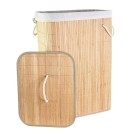 CESTO ORGANIZADOR DE ROUPAS BAMBU 40X30X60CM UN.