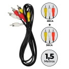 CABO 3RCAX3RCA AUDIO VIDEO 1,5M UN.