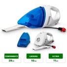 Aspirador de Pó Automotivo Carro 120w 12v Escova Bico Tubo Prolongador Cabo De 3M